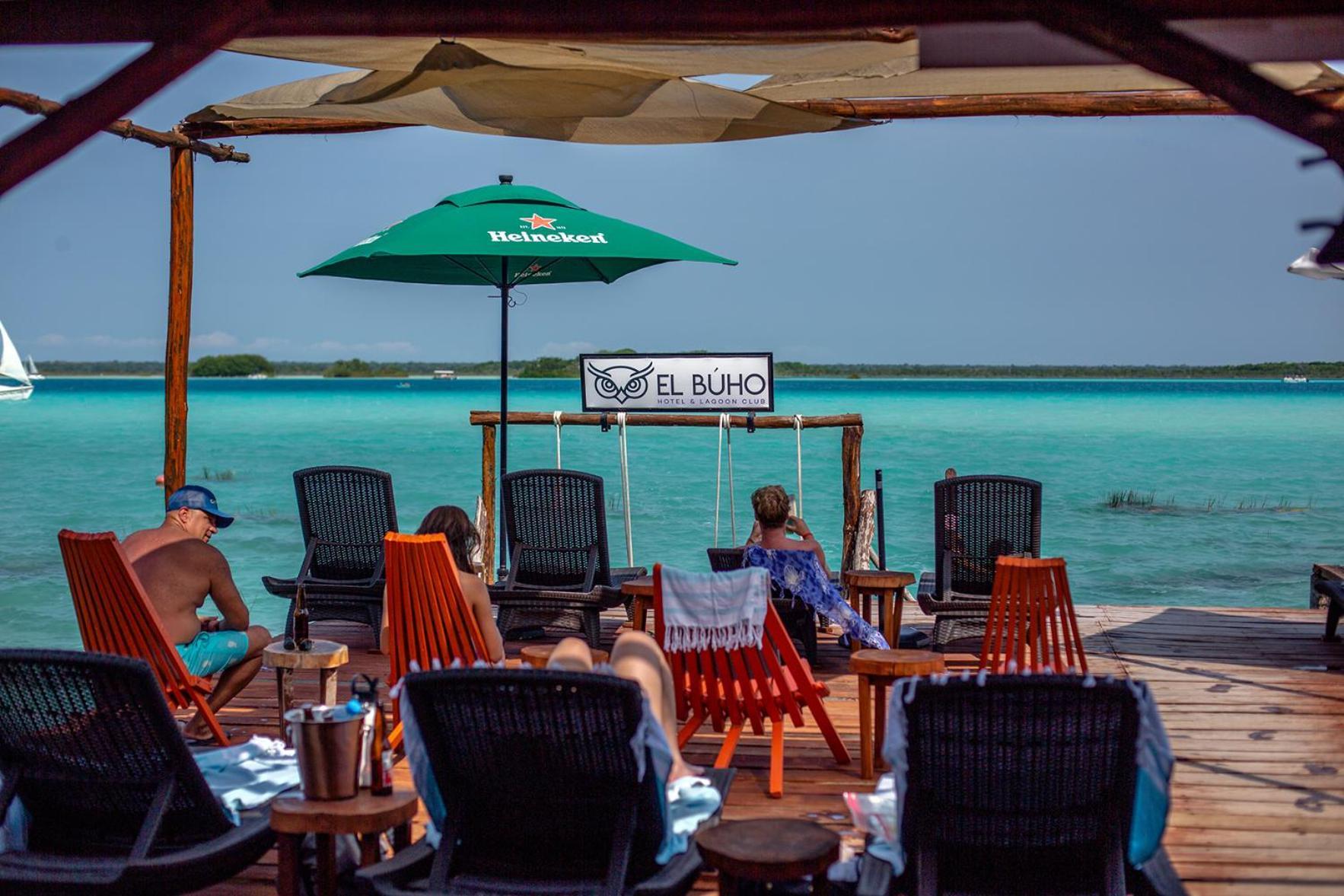 El Buho Lagoon Bacalar Exterior photo